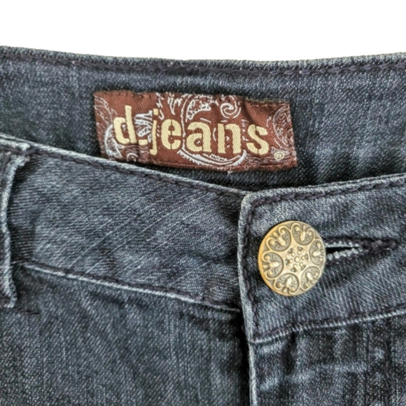 2/$35 Sale D. JEANS Dark Wash Skinny Fit Jeans  Midrise Sz 10P - Picture 1 of 11